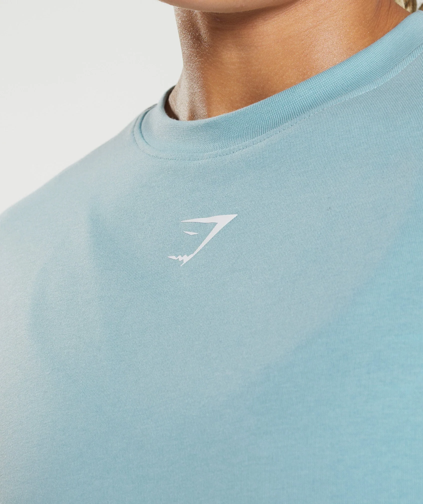 Gymshark GS Power Oversized T-Shirt - Iceberg Blue - Image 6