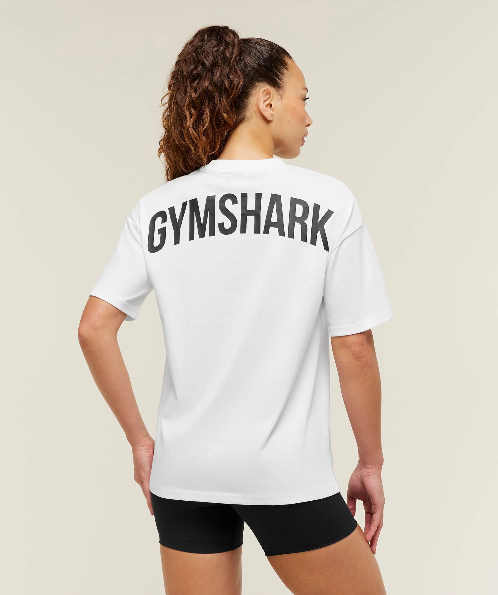 Gymshark GS Power Oversized T-Shirt - White