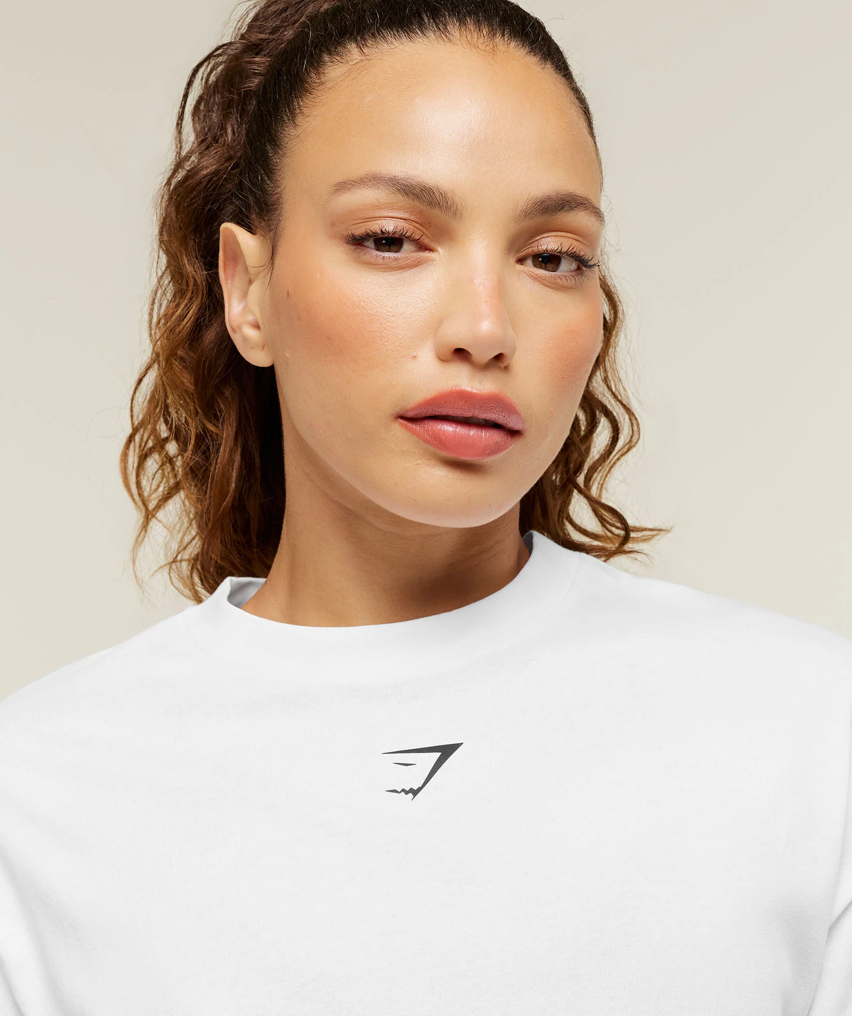 Gymshark GS Power Oversized T-Shirt - White - Image 5