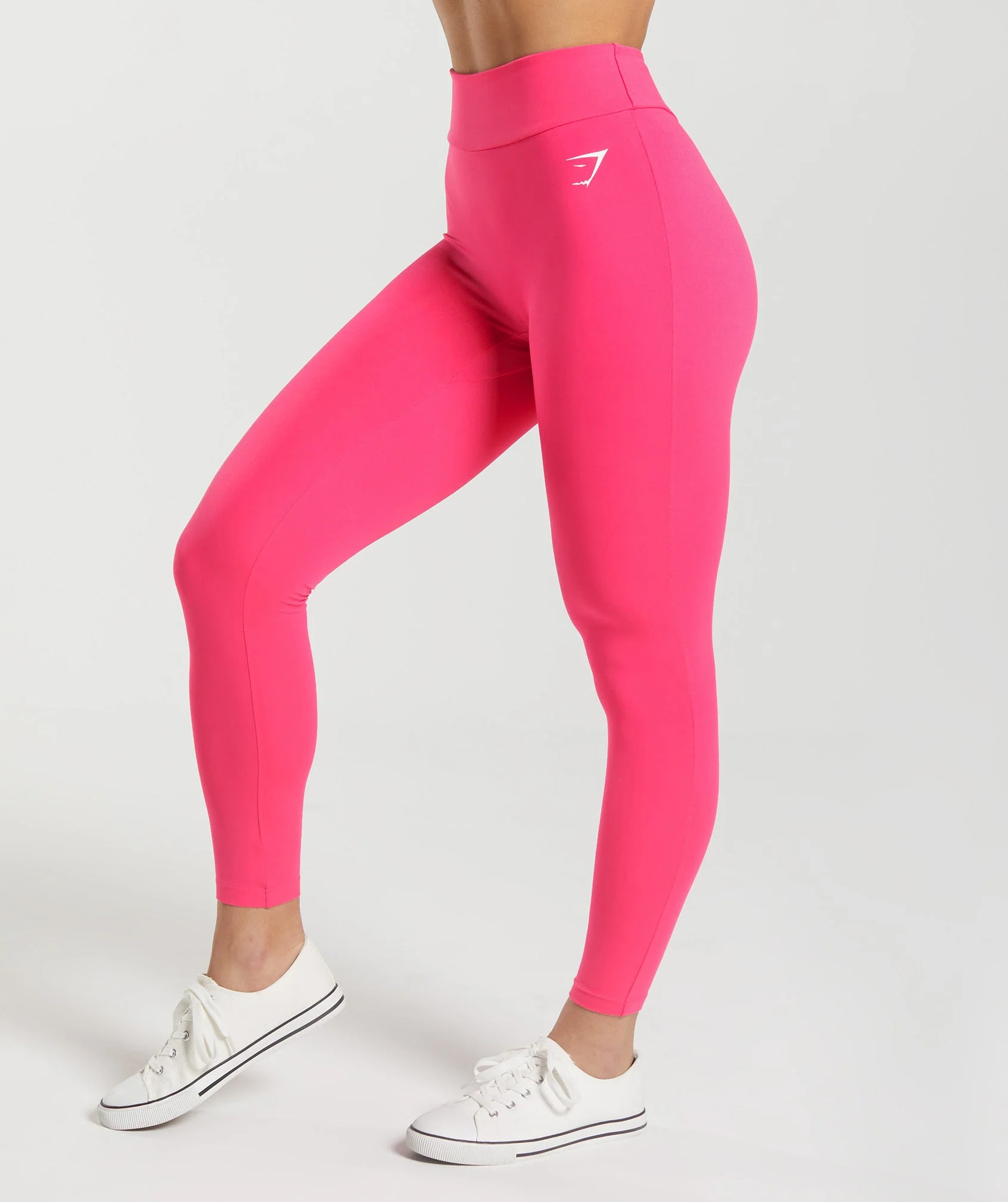 Gymshark Power Regular Leggings - Bright Fuchsia - Image 3