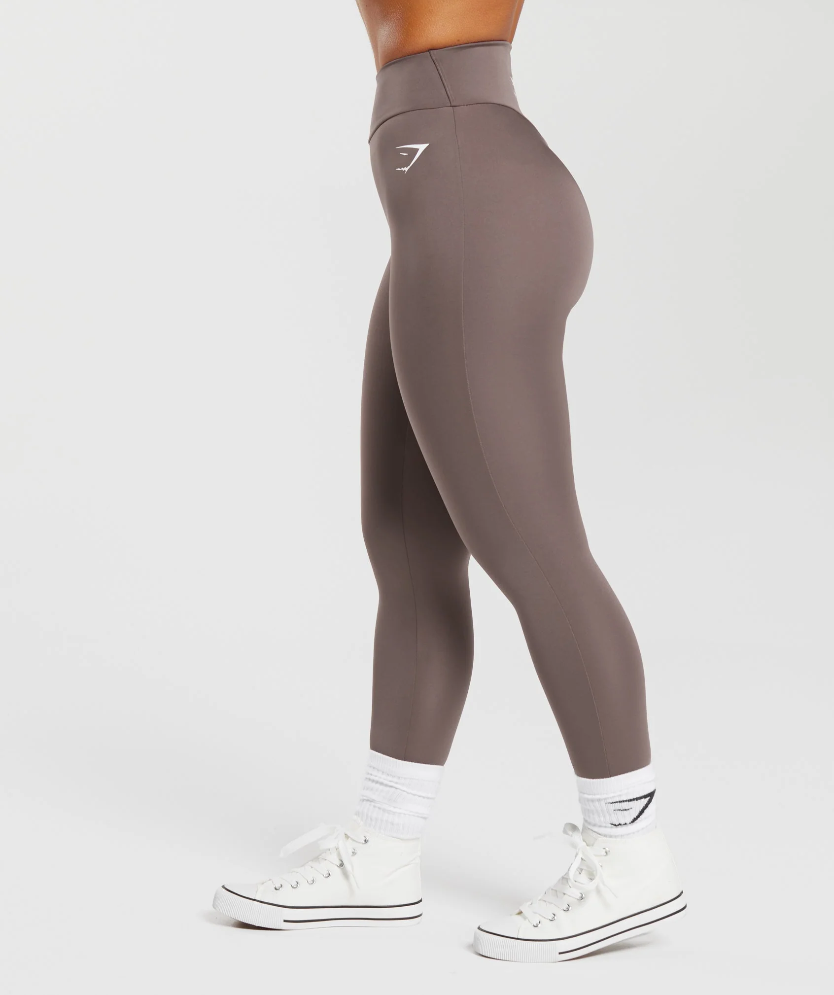 Gymshark Power Regular Leggings - Walnut Mauve - Image 3