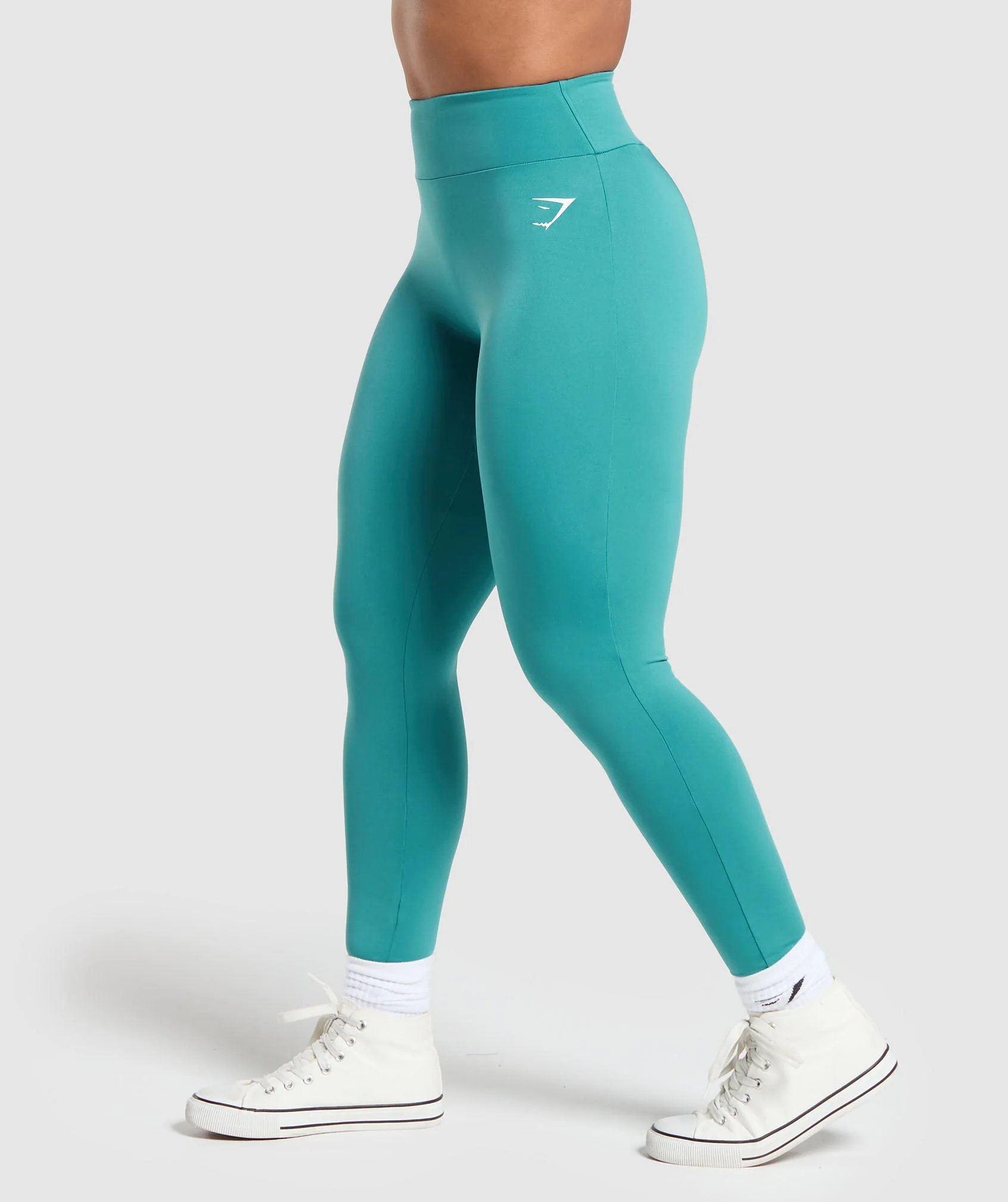 Gymshark Reps Short Leggings - Bondi Teal - Image 3